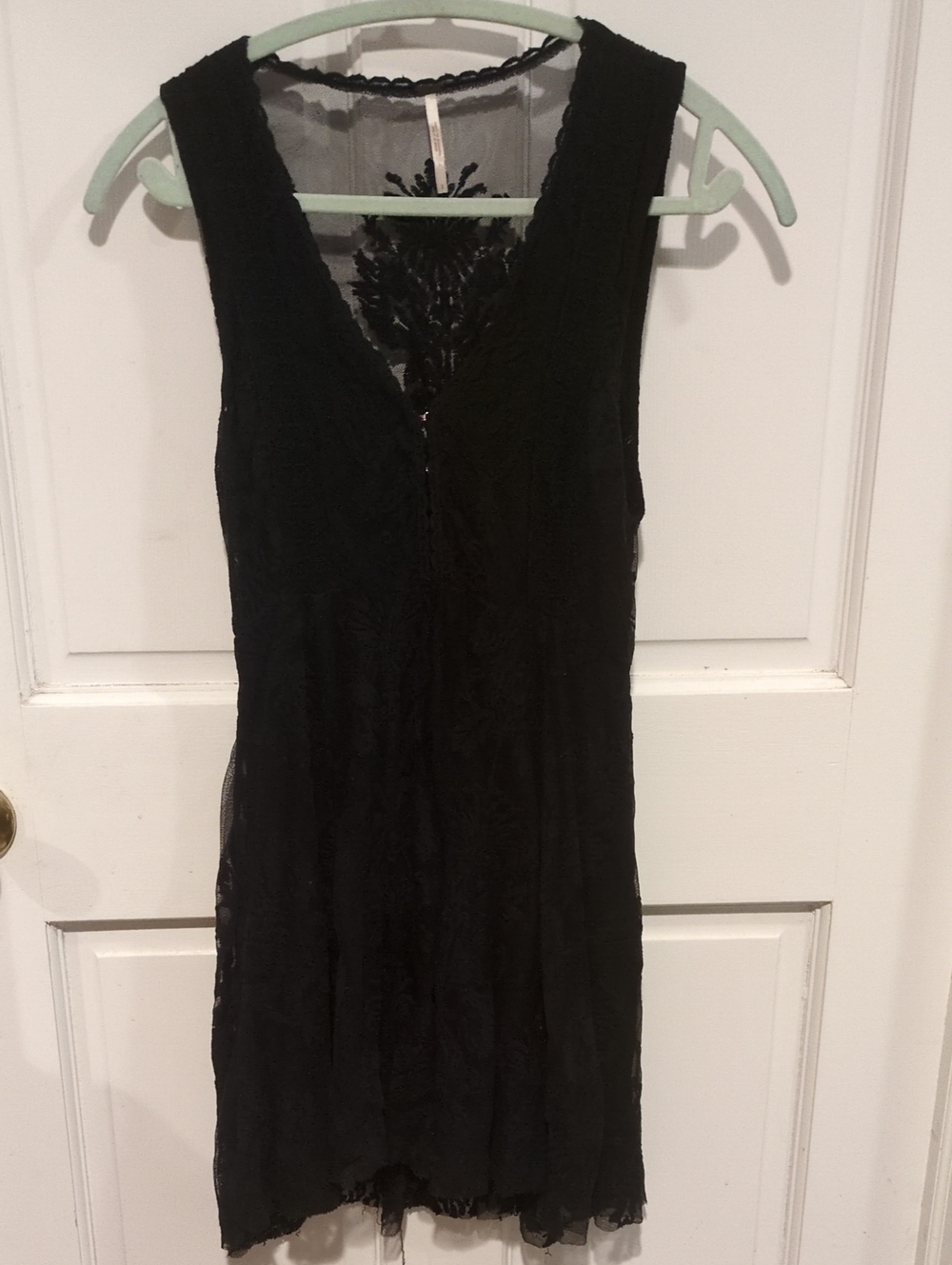 Free People Black Lace Sleeveless Women's Top